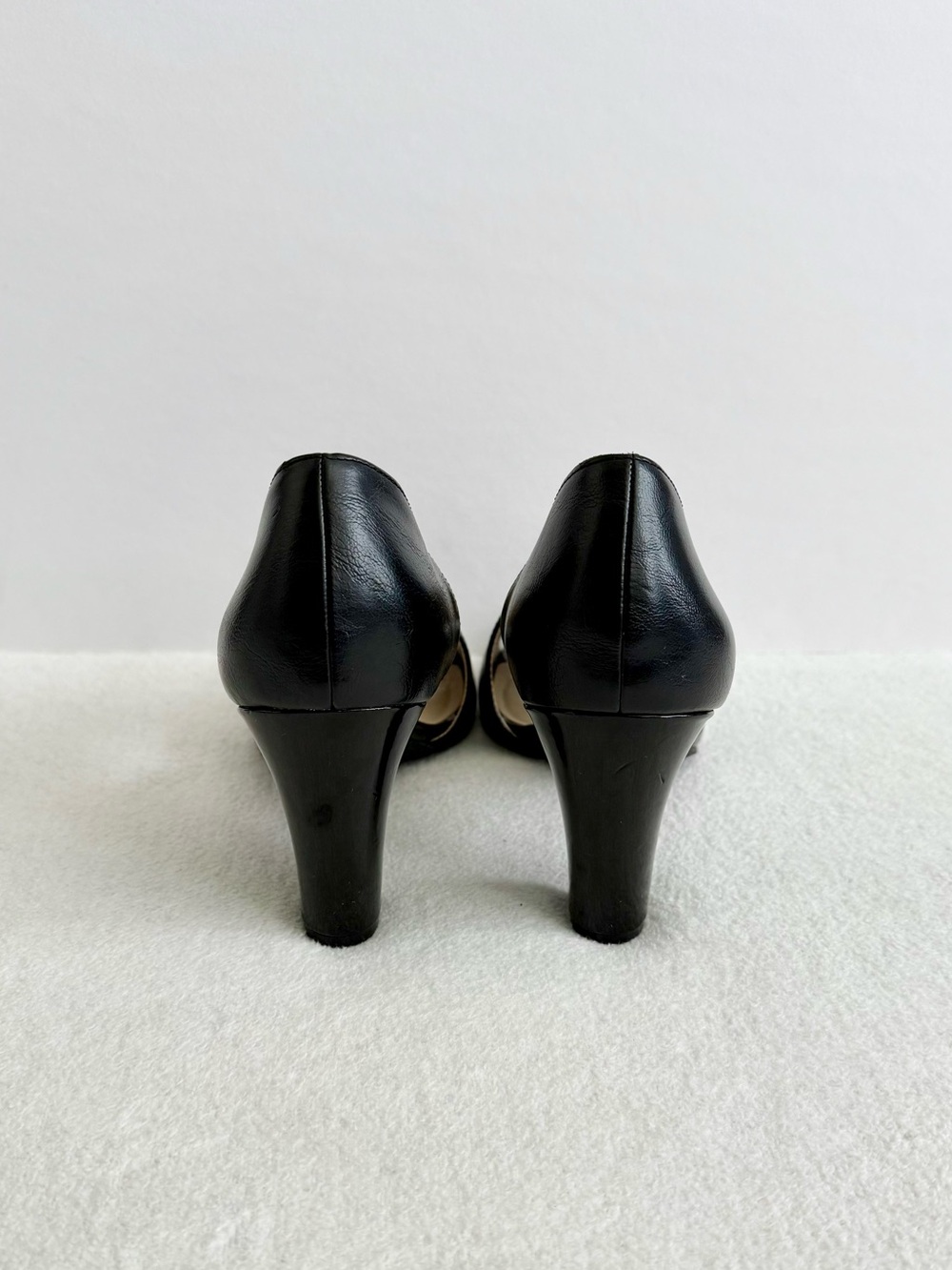 LifeStride Black Peep Toe Block Heel Pumps Women’s 11 Classic Comfort Office - Picture 5 of 9